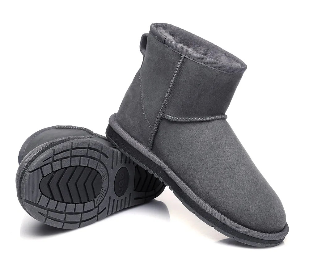 AUSTRALIAN SHEPHERD® UGG Kids Boots Sheepskin Wool Mini Classic Ankle Boots Water Resistant Nonslip