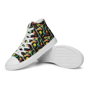Bunt High-Top Leinenschuhe für Damen