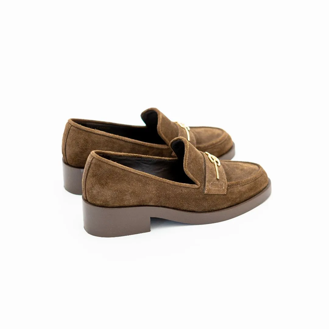 Chanel suede moccasins, 37.5C