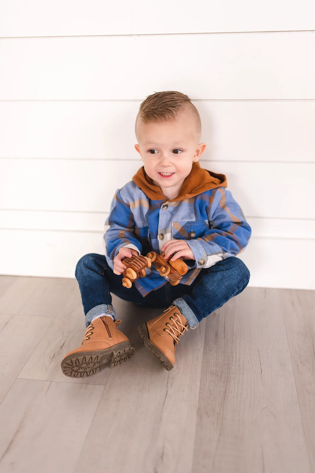 Combat Boots - Wheat Premium Leather
