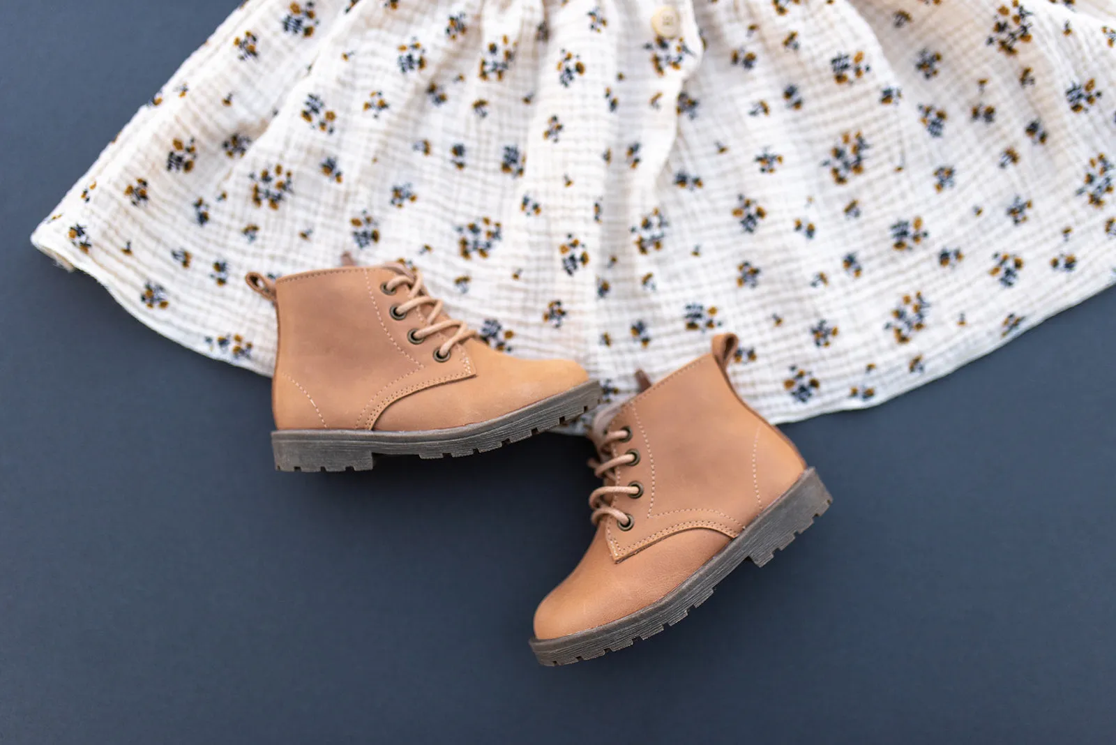 Combat Boots - Wheat Premium Leather