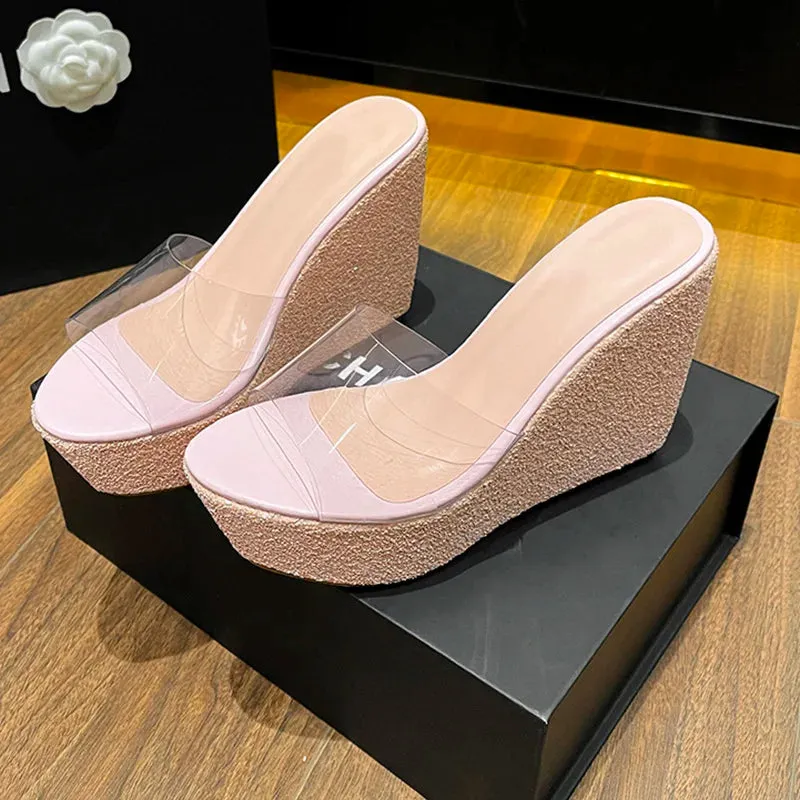 Dew-Kissed Wedges Sandals