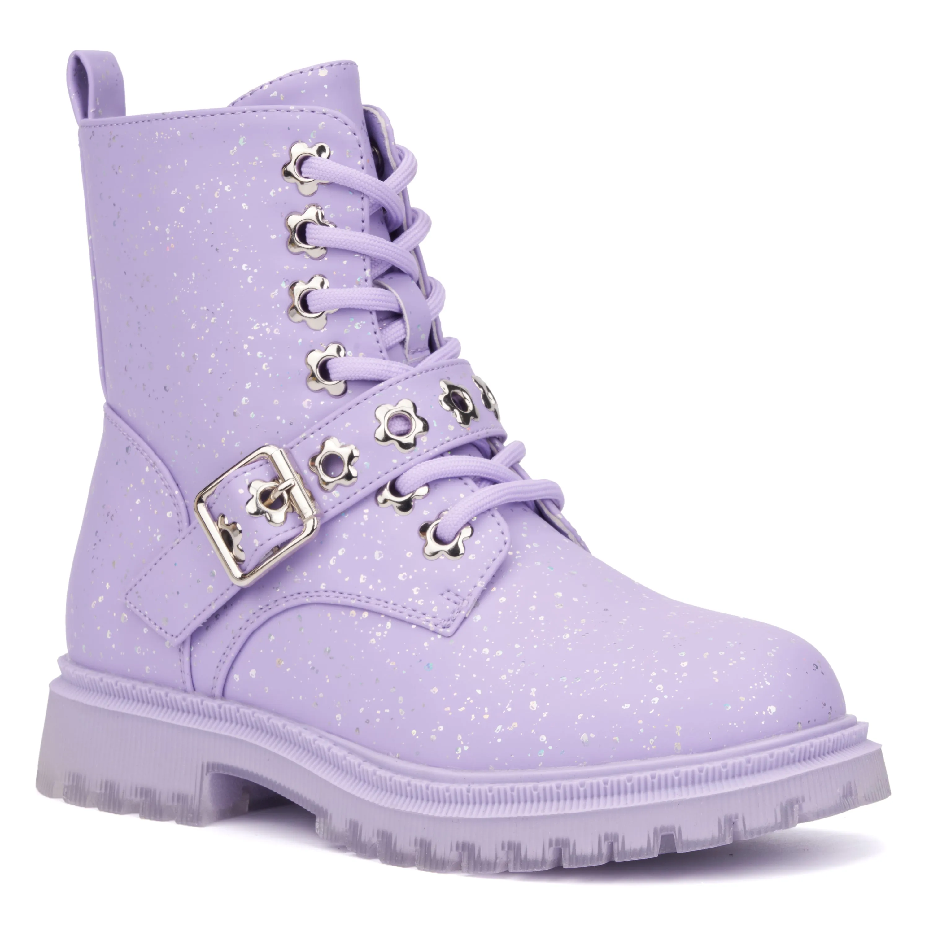 Girl's Star Bright Combat Boot