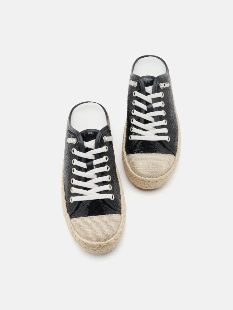 Kamryn Sequin Espadrille Mule Sneakers