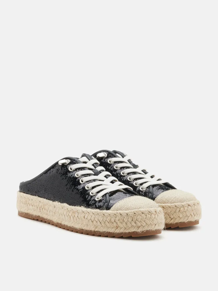 Kamryn Sequin Espadrille Mule Sneakers