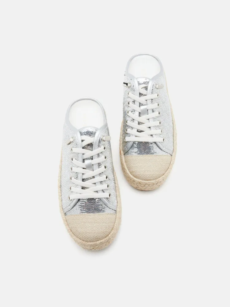 Kamryn Sequin Espadrille Mule Sneakers
