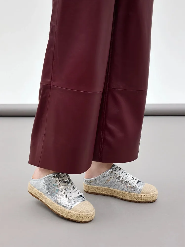 Kamryn Sequin Espadrille Mule Sneakers