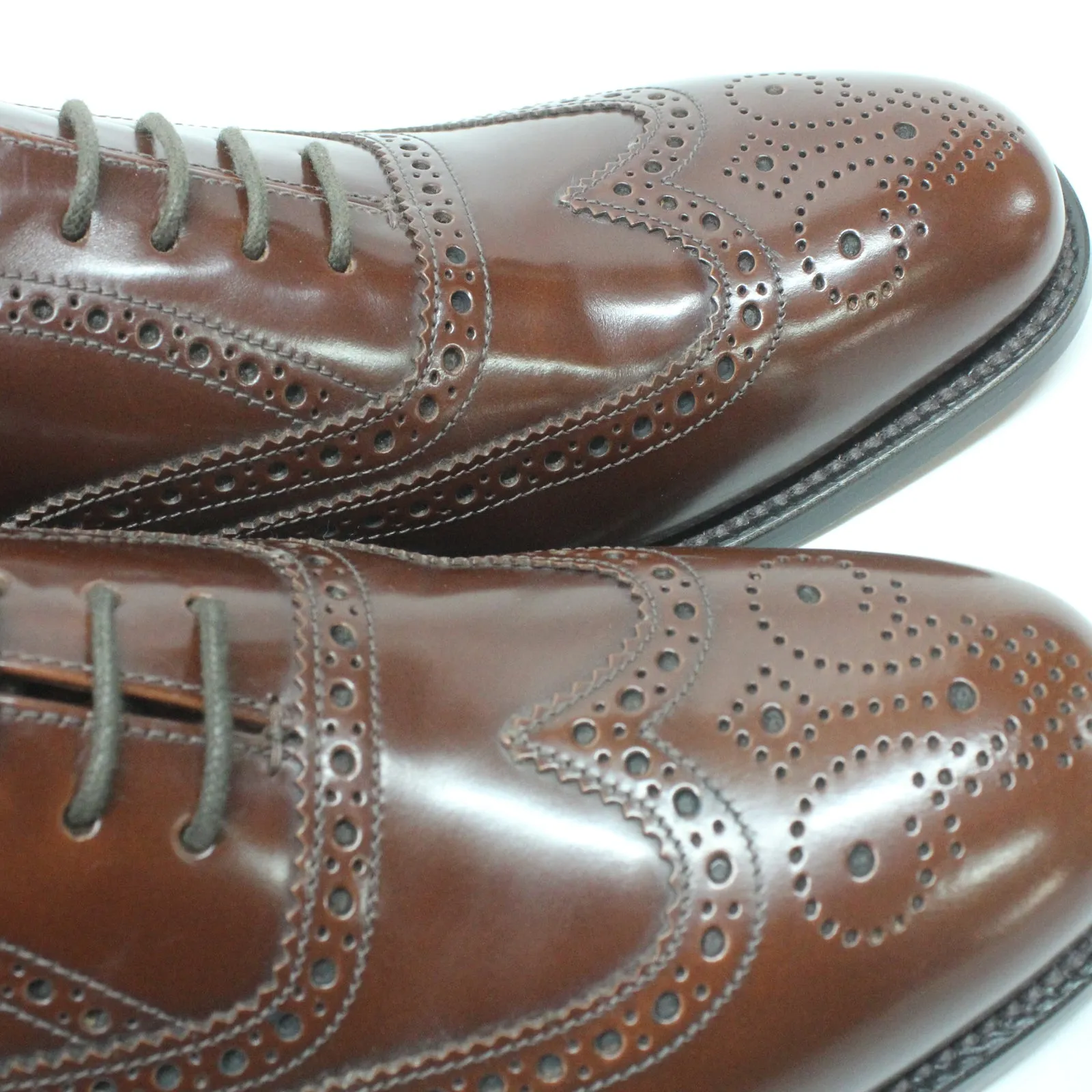 Loake 202 Leather Men's Lace Up Shoes - UK 7.5 - US 8.5 Men - EU 41.5