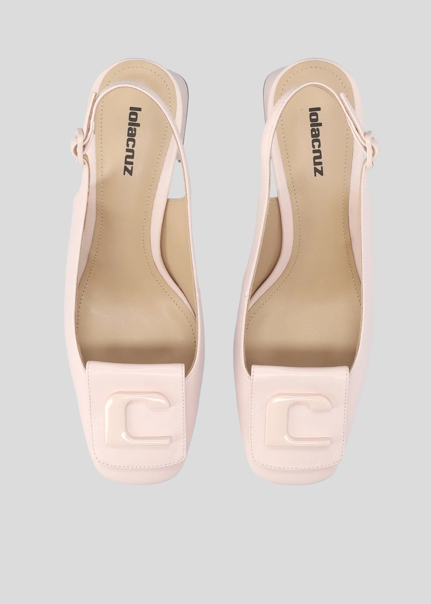 Lola Cruz Lola Pump 55 Pink Leather Heels