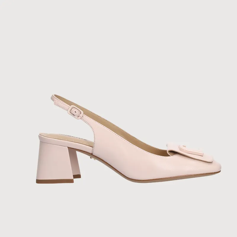 Lola Cruz Lola Pump 55 Pink Leather Heels