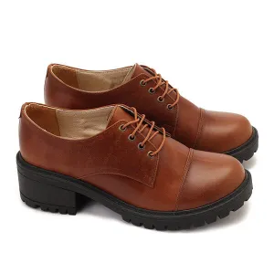 Oxfords Laced Up Leather Shoes