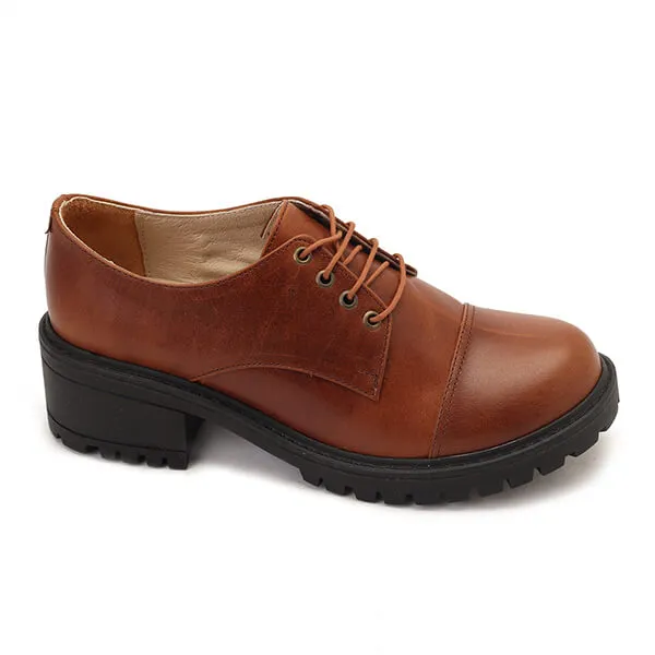 Oxfords Laced Up Leather Shoes