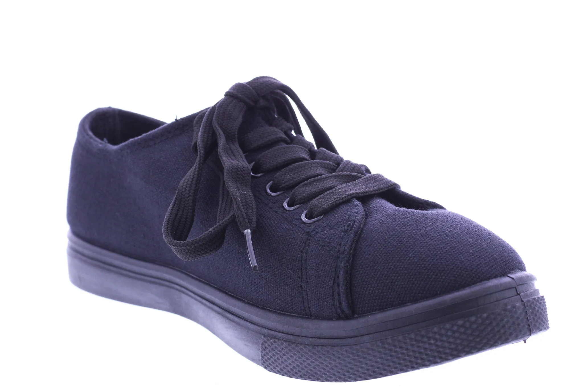 Women Fabric Sneaker with Decorative Zipper